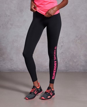 Superdry Core Essential Leggings Női Sportruházat Fekete | OFMEJ8415